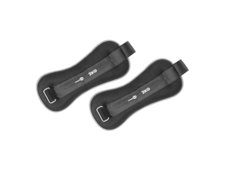 Fitness Mad Wrist / Ankle Weitghts 2 Units Preto 1 kg