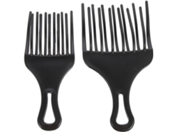 Conjunto de 2 canetas de plástico grosso para remover pelos, com design simples.