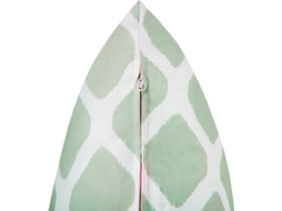 Almofada Decorativa BELIANI Branco Verde (40x70x8 cm - Poliéster)