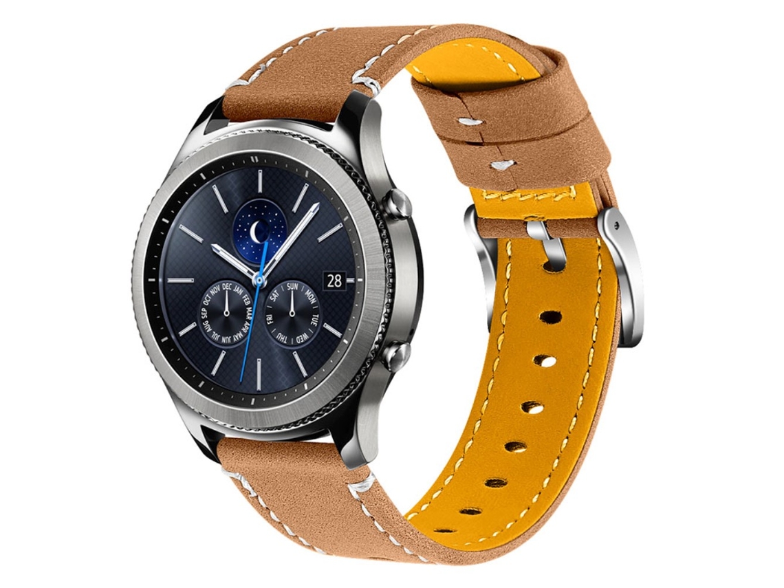 Bracelete de Aço Inoxidável Ajustável 22Mm para Garmin Vivoactive 4 Café Mate