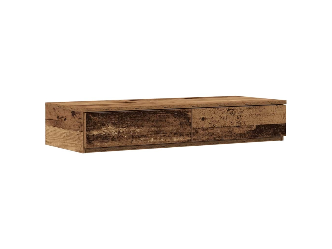 Gavetas de Cama com Gaveta Madeira Antiga 90x36,5x16,5 cm