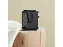Capa Protetora Para Fones De Ouvido À Prova De Choque Com Interruptor Para Airpods 1/2 Eagle