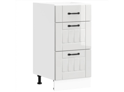 Kitchen Base Cabinet, Kitchen Base Cabinets Vidaxl Branco Madeira Processada (n/a)
