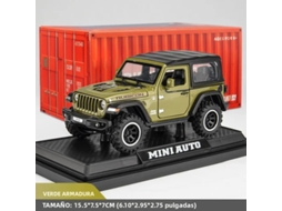 (verde) Carrinho De Brinquedo Em Escala 1/32, Com Portas Que Abrem, Faróis E Feito De Metal.