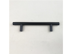 Porta Em Aço Inoxidável 10 16 256mm Puxador Quadrado Preto Fosco Para Armário