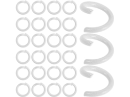 Conjunto De 200 Argolas Metálicas 0, 2 Polegadas Para Cartões De Estudo E Folhetos Soltos, Argolas Para Fichário
