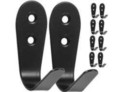 Conjunto De 12 Ganchos Parede Para Roupas, Metal Pendurar Roupas Na Do