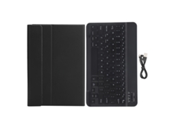 Capa Com Teclado Bluetooth Iluminado, Desmontável, Para Samsung Galaxy 10,4 Polegadas 2020, Ultra-fina.