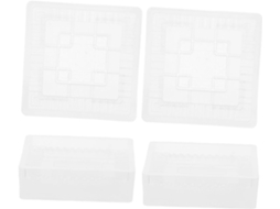 Mipcase Conjunto De 4-protetores Pés Mesa Cadeira Reutilizáveis Em Silicone Para Pisos Madeira
