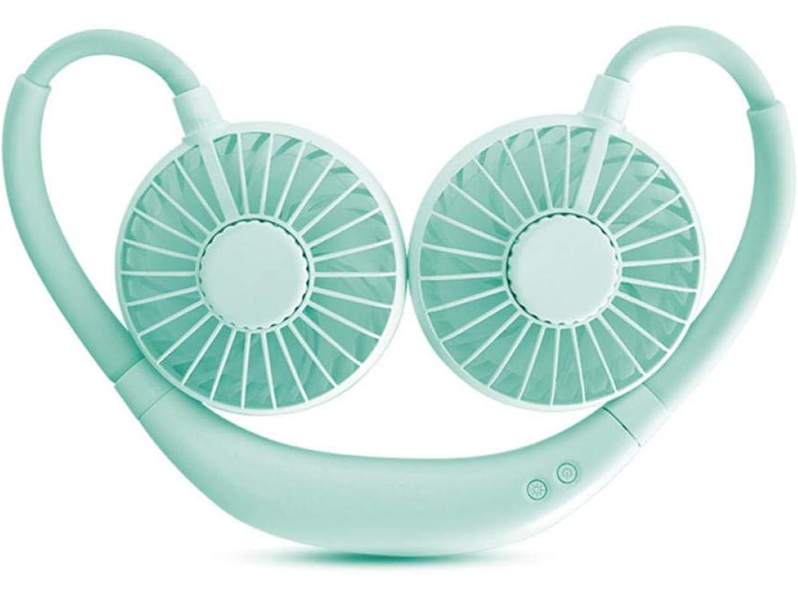 Ventilador Usb Resfriamento Pescoço Mini Portátil 360 G