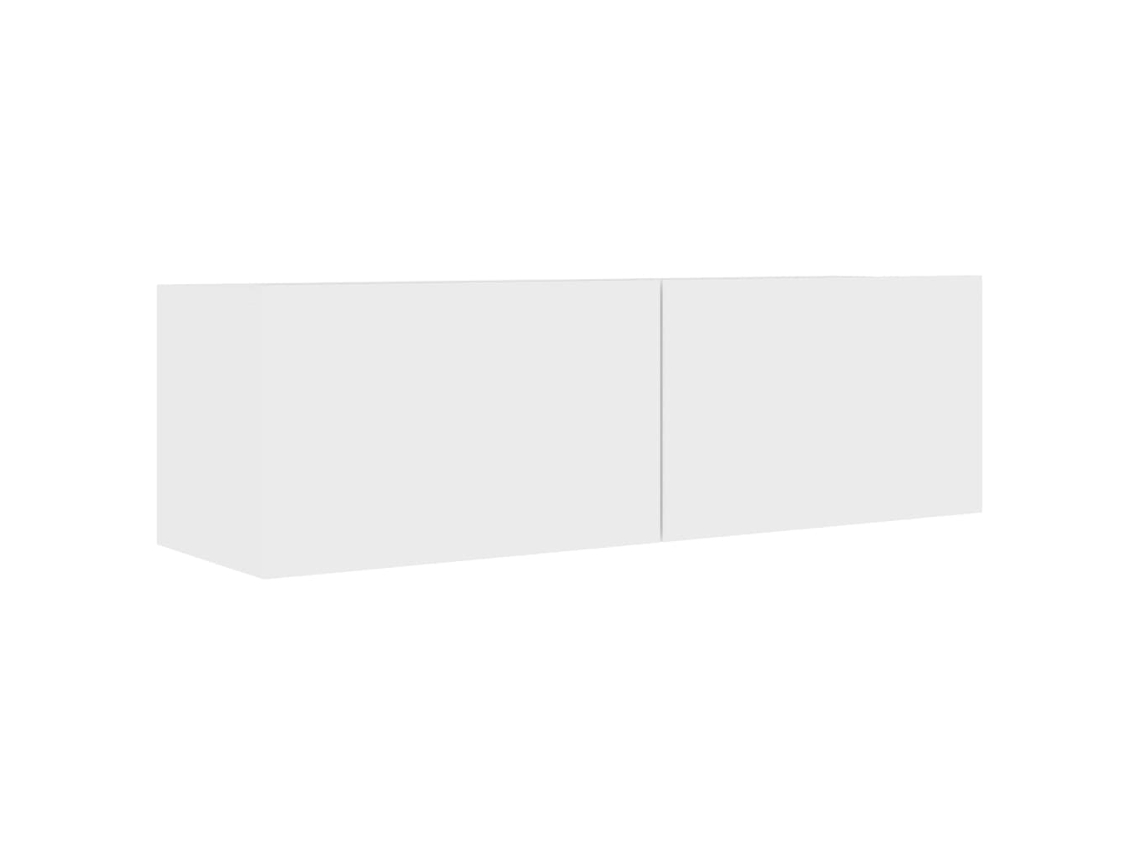 Tv Cabinet, Tv Cabinets Vidaxl Branco Madeira Processada (n/a)