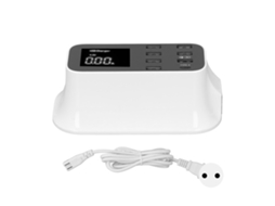 Adaptador De Carregamento Usb Com 8 Portas 40w Lcd Display Digital Proteção Múltipla Controle Inteligente