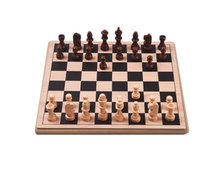 Jogo de Xadrez MY HOME em madeira 28x28 cm 32 pcs
