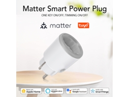 Yuru plugue Inteligente Tuya Wifi 16a Medidor de Energia Controle App Alexa Home Automation