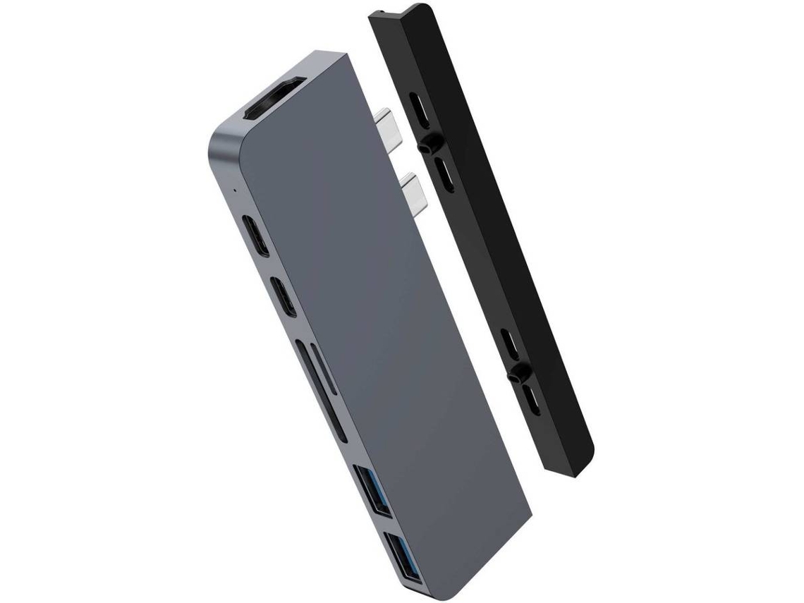 Hub HYPER HyperDrive DUO 7-in-2 para MacBook Pro/Air (7 Portas - Cinzento)