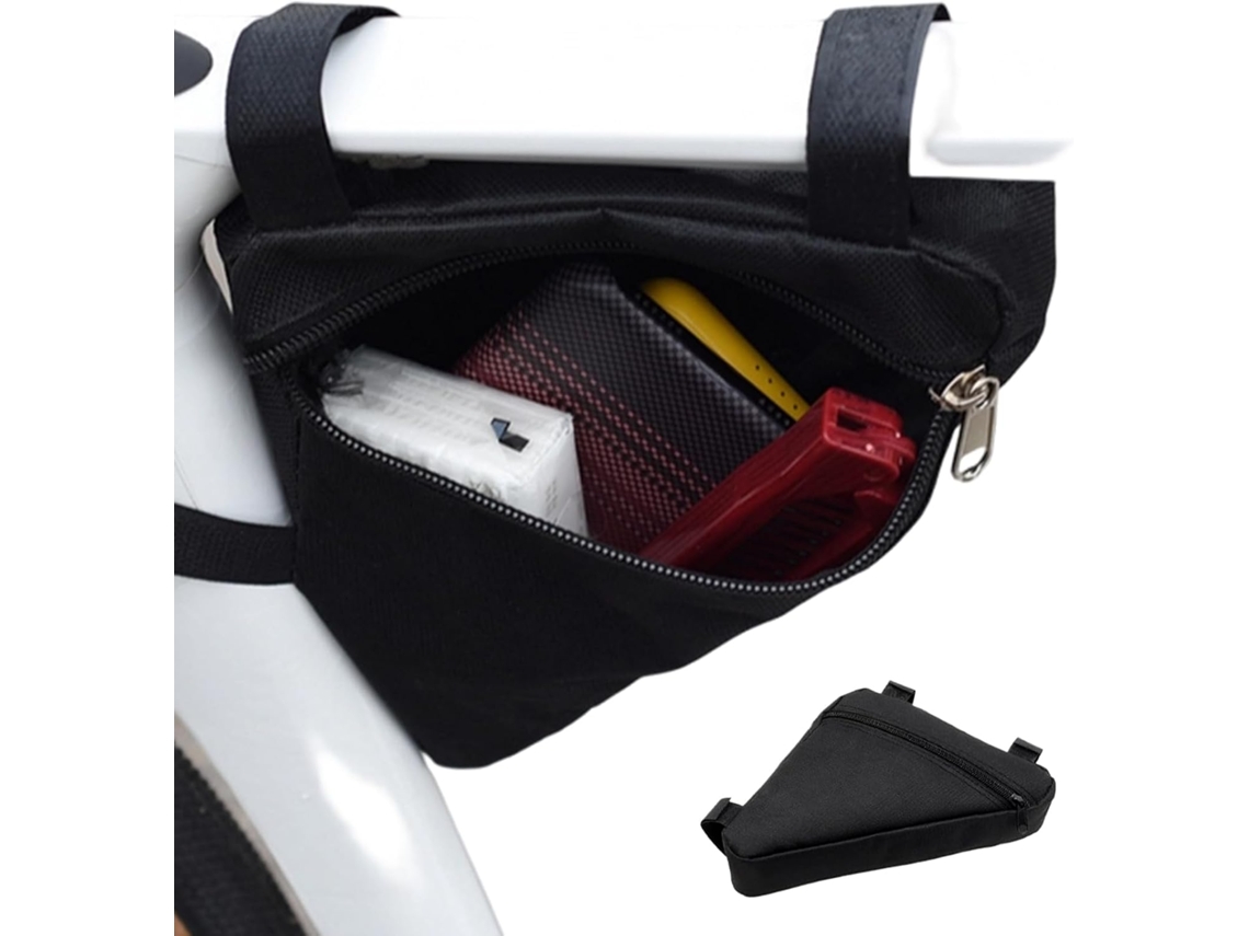 Bolsa Para Quadro De Bicicleta, Bolsa Triangular Para Fixação De Bicicleta