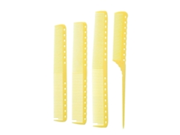 Conjunto De 4 Pentes Profissionais De Fibra De Carbono Para Cabeleireiro Com Dentes Finos E Largos Para Salão Ou Hotel. Loja Jinyubo