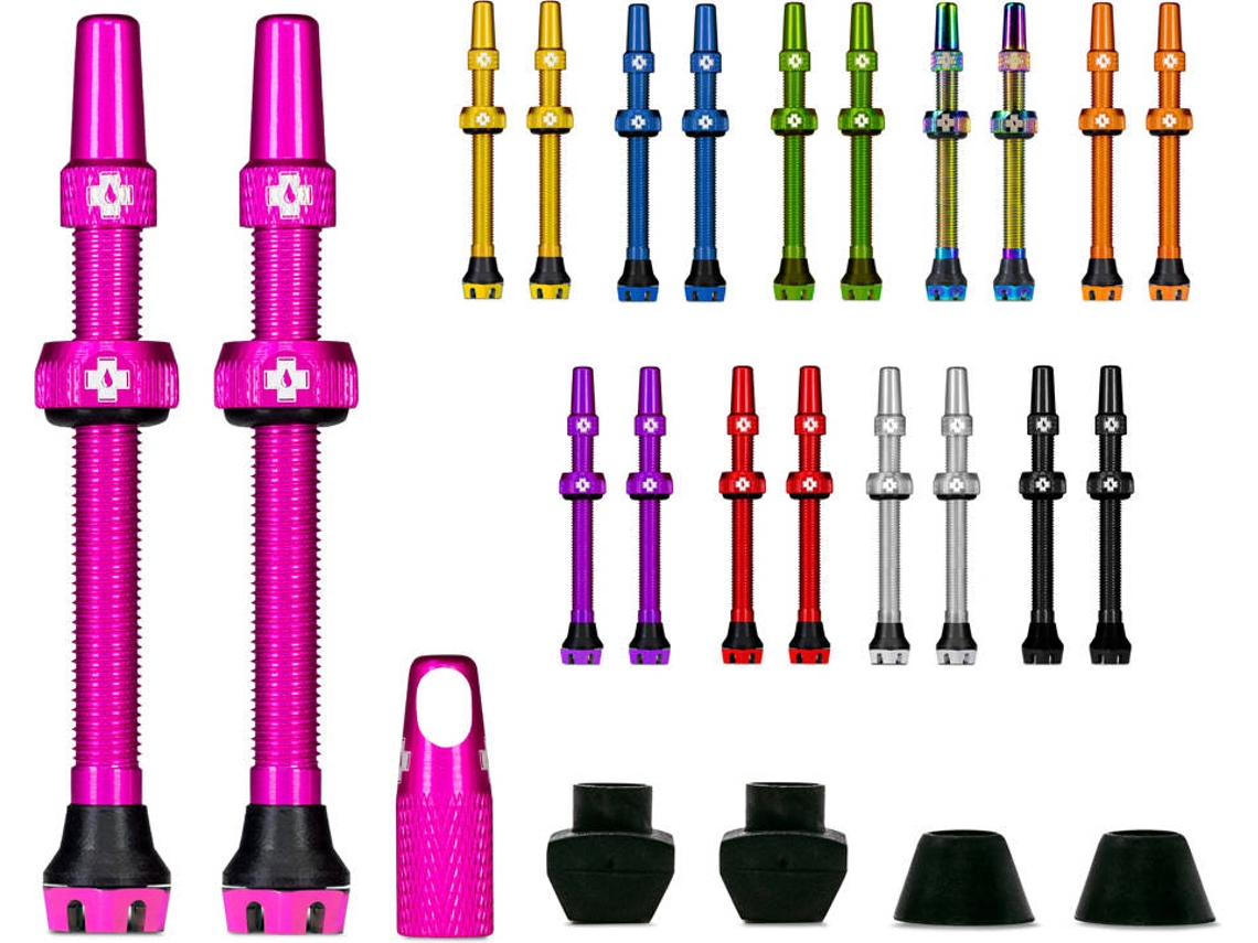 Kit de Válvulas MUC-OFF Tubeless (Verde - 4,4 cm)