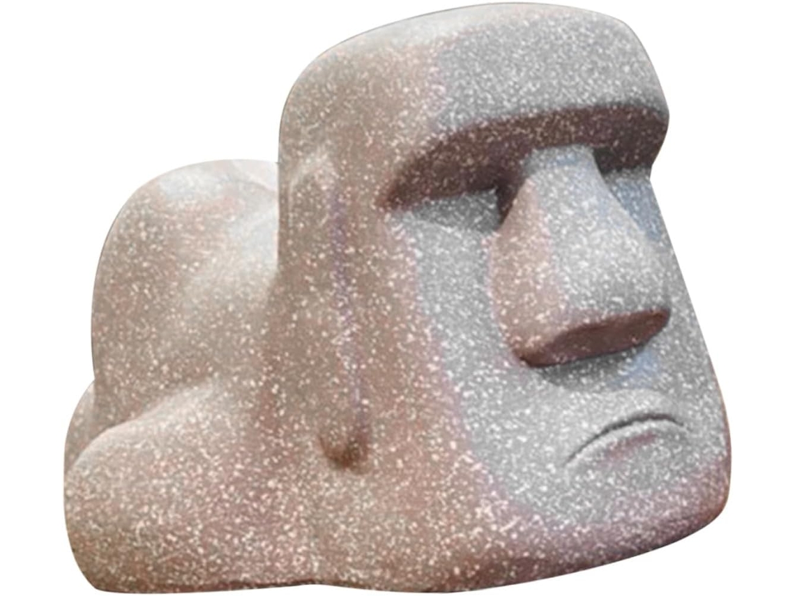 Porta-lenços Compacto Moai Para Banheiro