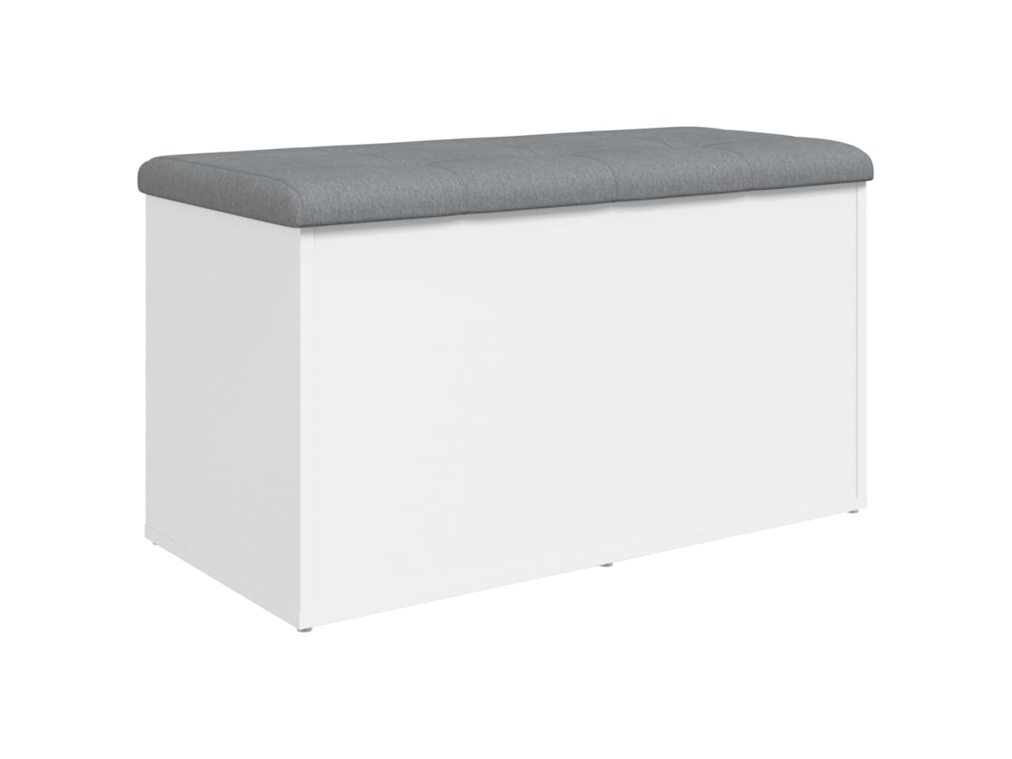 Banco de arrumação VIDAXL derivados de madeira branco (82x42x45 cm)