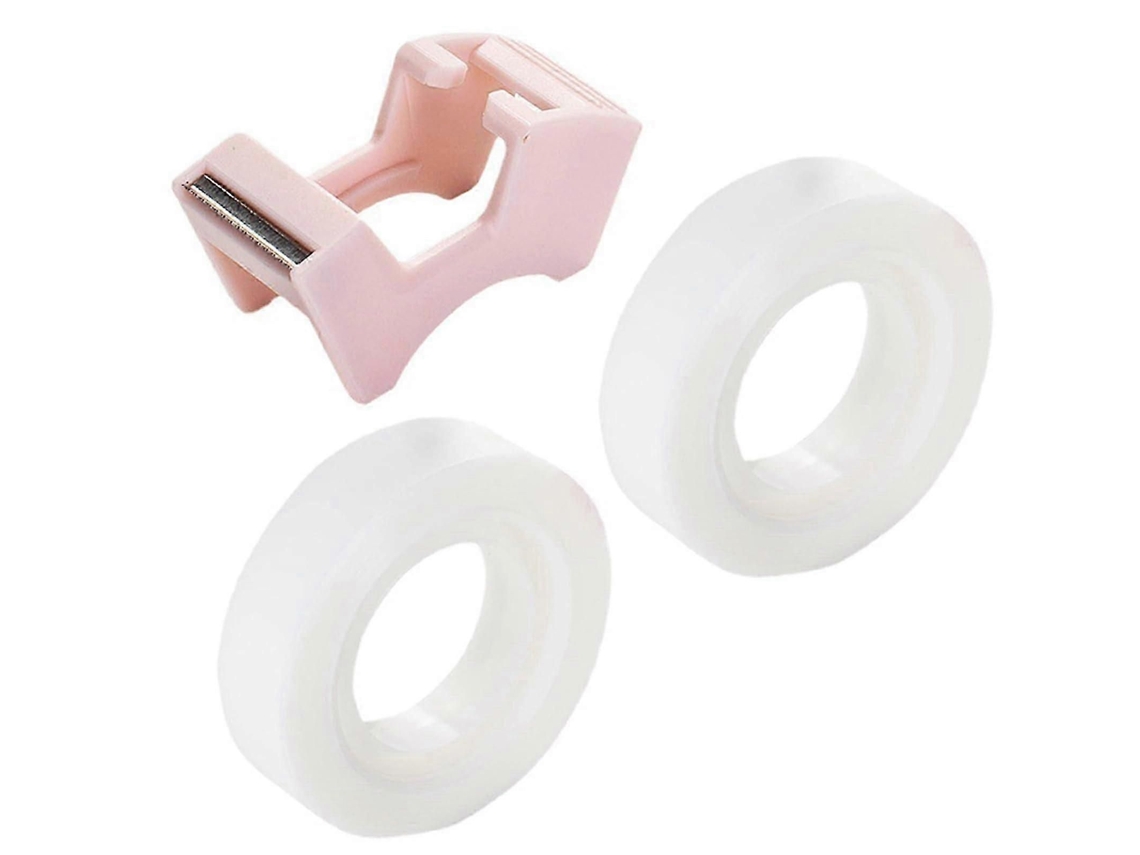 Fita Adesiva Invisível para Escrever com Dispensador, Pacote com 2 Unidades, para Scrapbooking, Modelo 2 GOKOCO