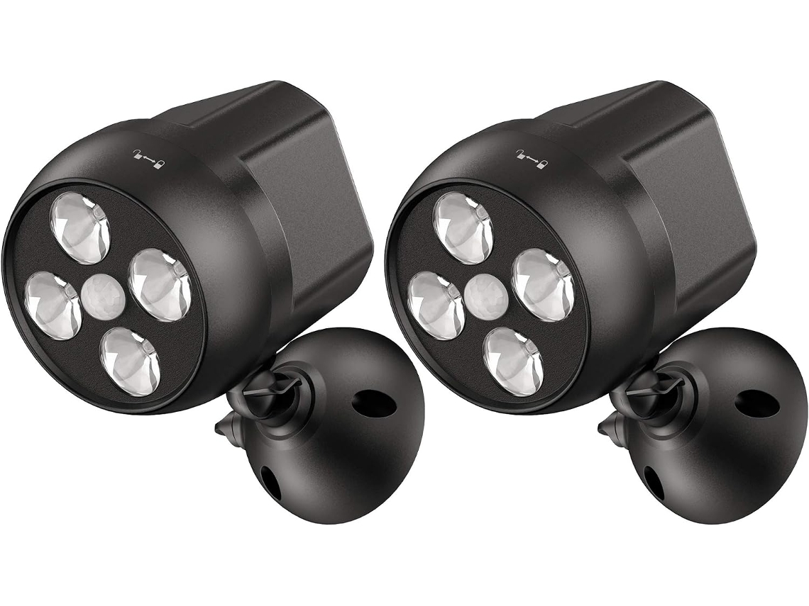 Refletor Led, 2 Unidades, Sensor De Movimento, Resistente À Água, Para Destaque Em Teto, Jardim, Fachada Ou Áreas Exteriores
