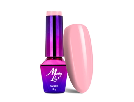 Esmalte híbrido Bridal Series em 25 Sweet Princess, 5g Mollylac