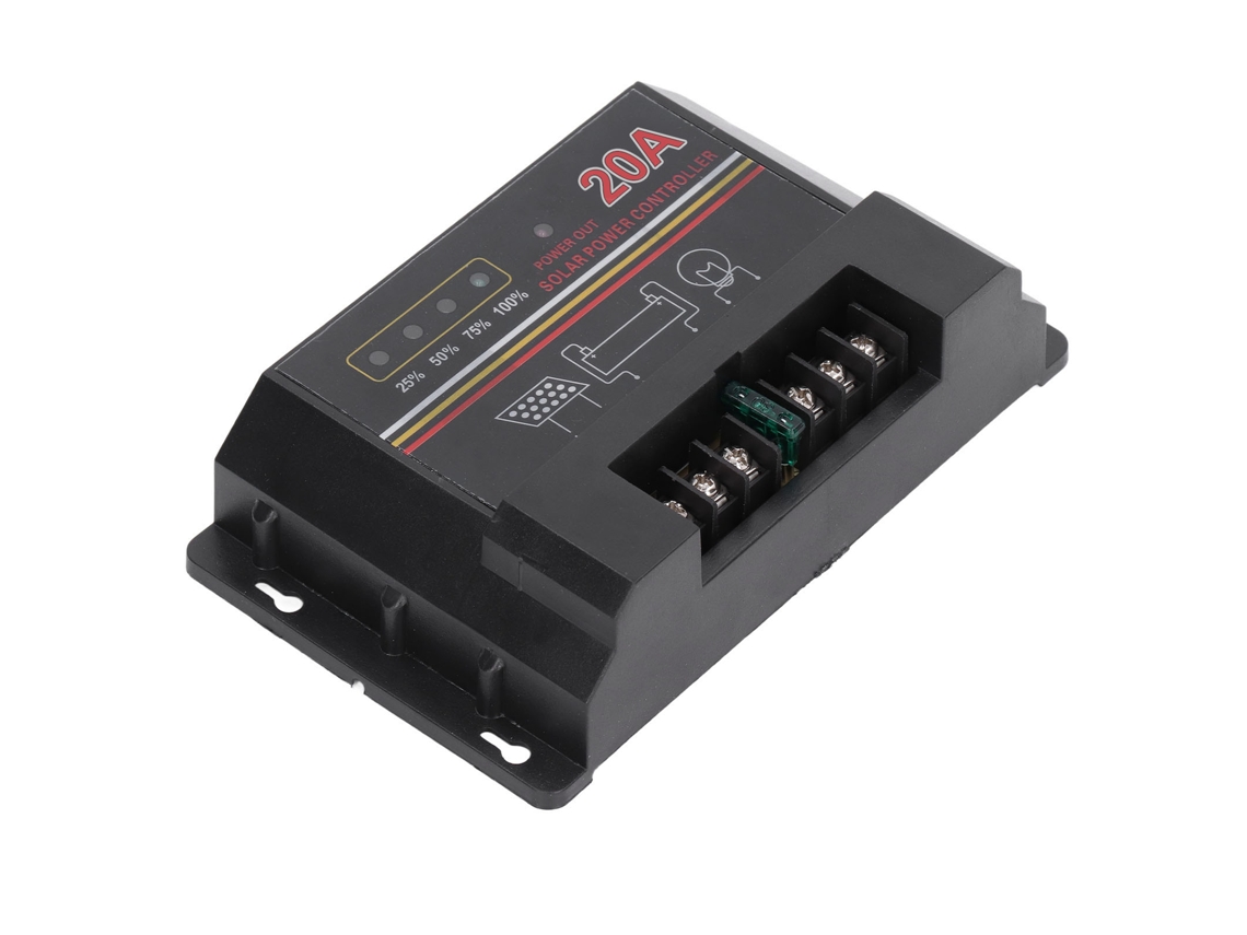 Laxiscreed Controlador Solar De Carga E Descarga Com Cpu Rápida E Proteções Avançadas