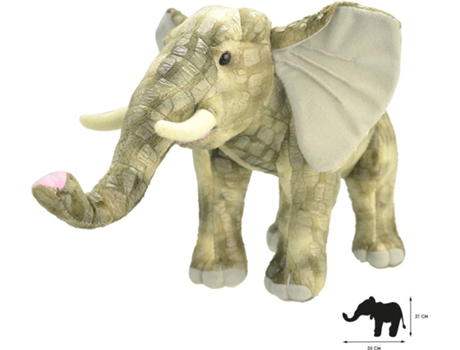 Peluche  Elefante (35 x 9 x 21 cm - Poliéster)