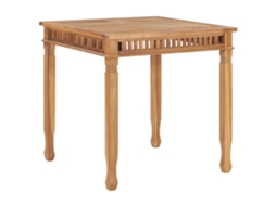 Dining Table, Dining Tables Vidaxl Marrom Teca (n/a)