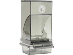 Alimentador Automático para Pássaros Recipiente Transparente com Poleiro, para Casa, Jardim, Quintal, Paisagismo, CHABERLU