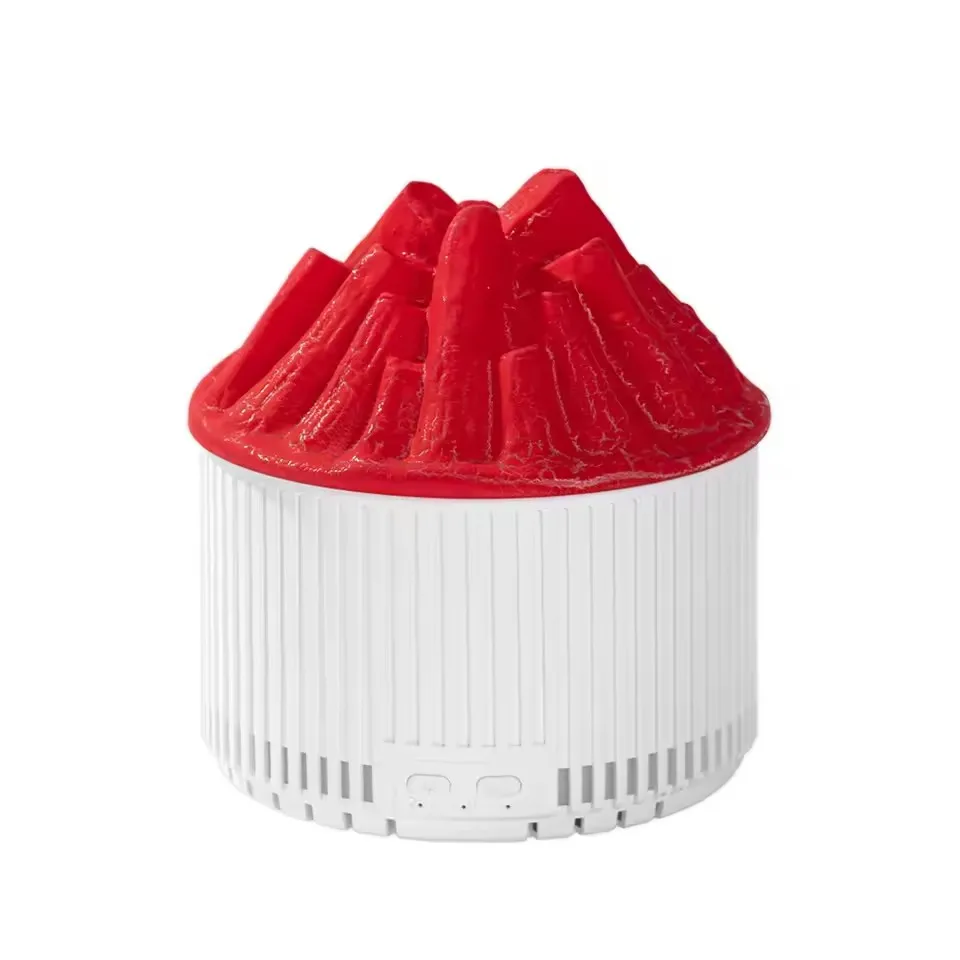 Difusor de aromas Vulcânico (branco) com luz noturna colorida