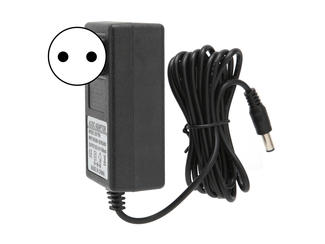 Carregador Para Aspirador Com Proteção Contra Surtos Material Abs Adaptador De Energia 26.1v Plugue Ue 100‑240v