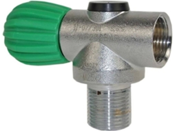 Torneira Para Garrafas de Mergulho METALSUB Ccr In Line Nitrox Valve M25 Din