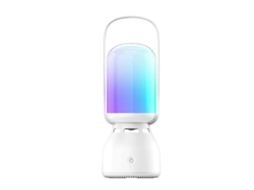 Lanterna De Acampamento Recarregável Com Alto Falante Bluetooth, Luzes De Acampamento Olysi Shop