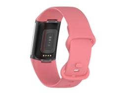 Pulseira de substituição de TPU macio para relógio inteligente Fitbit Charge 5 Ly Ebike (grande)