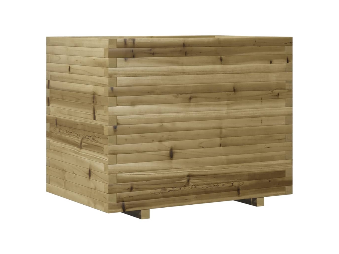Garden Planter, Garden Planters Vidaxl Marrom Madeira De Pinho Impregnada (90 X 60 X 72.5 Cm)