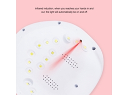 Lâmpada Uv Led Inteligente Para Unhas (45w Sensor Inteligente, Cura De Unhas) Eoocoo