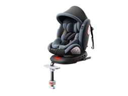 L007 Cadeirinha de Segurança para Bebé Assento de Criança para Carro 360° Giratório Isofix Apoio de Perna Cadeira Auto 0‑12 Anos MAGIC ZC