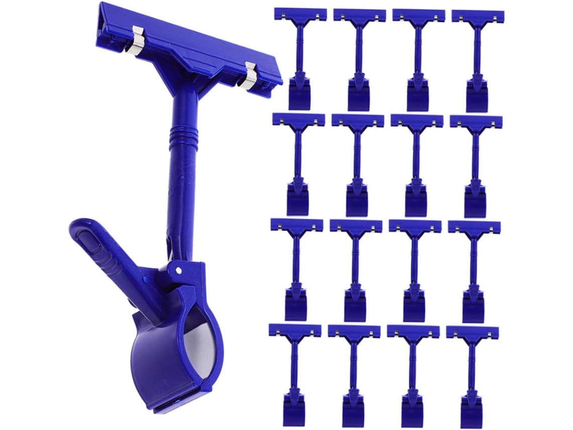 Conjunto Sherchpry com 21 Clipes de Sinalização, Porta-Cartões com Clipe, Porta-Cartões, Marcadores de Lugar