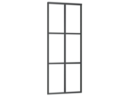 Sliding Door, Sliding Doors Vidaxl Preto Vidro (76 X 205 Cm)