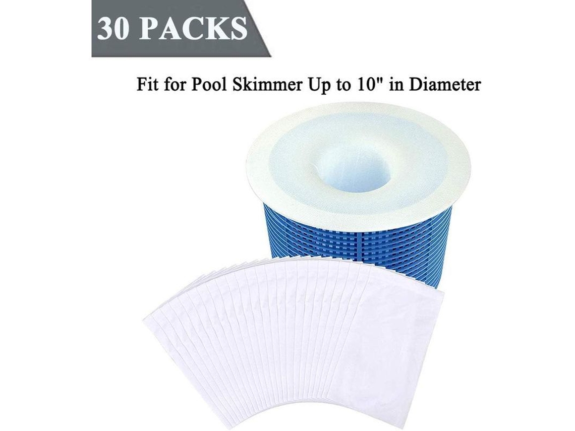 30 Meias para Skimmer de Piscina Nova Line, filtros e cestos