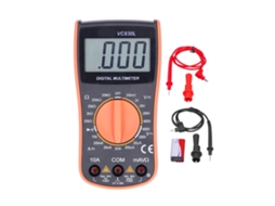 MULTÍMETRO PORTÁTIL YURU universal, mini, preciso, com buzzer, VC830L