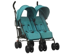 Twin Stroller, Twin Strollers Vidaxl Verde Aço