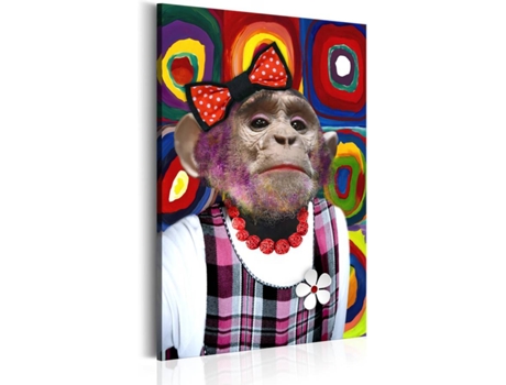 Quadro ARTGEIST Miss Monkey (80 x 120 cm)