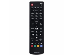 Comando À Distância Para Tv Compatível Com Lg Akb74915324, Com Teclas De Canais_zhd