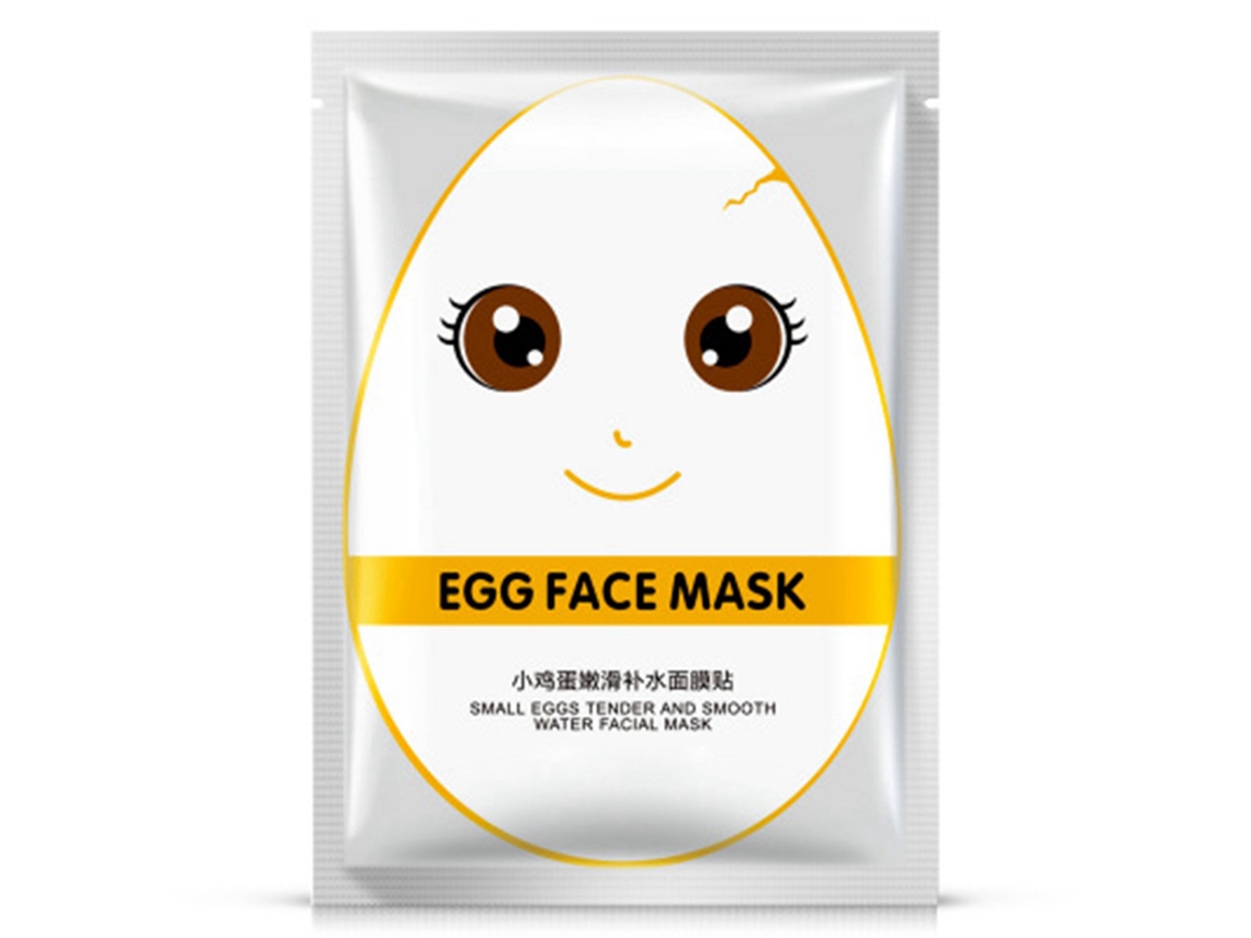 Máscara Facial Ovo com Extrato Vegetal 30g - Nutritiva, Iluminadora, Hidratante e Limpadora para Cuidados com a Pele