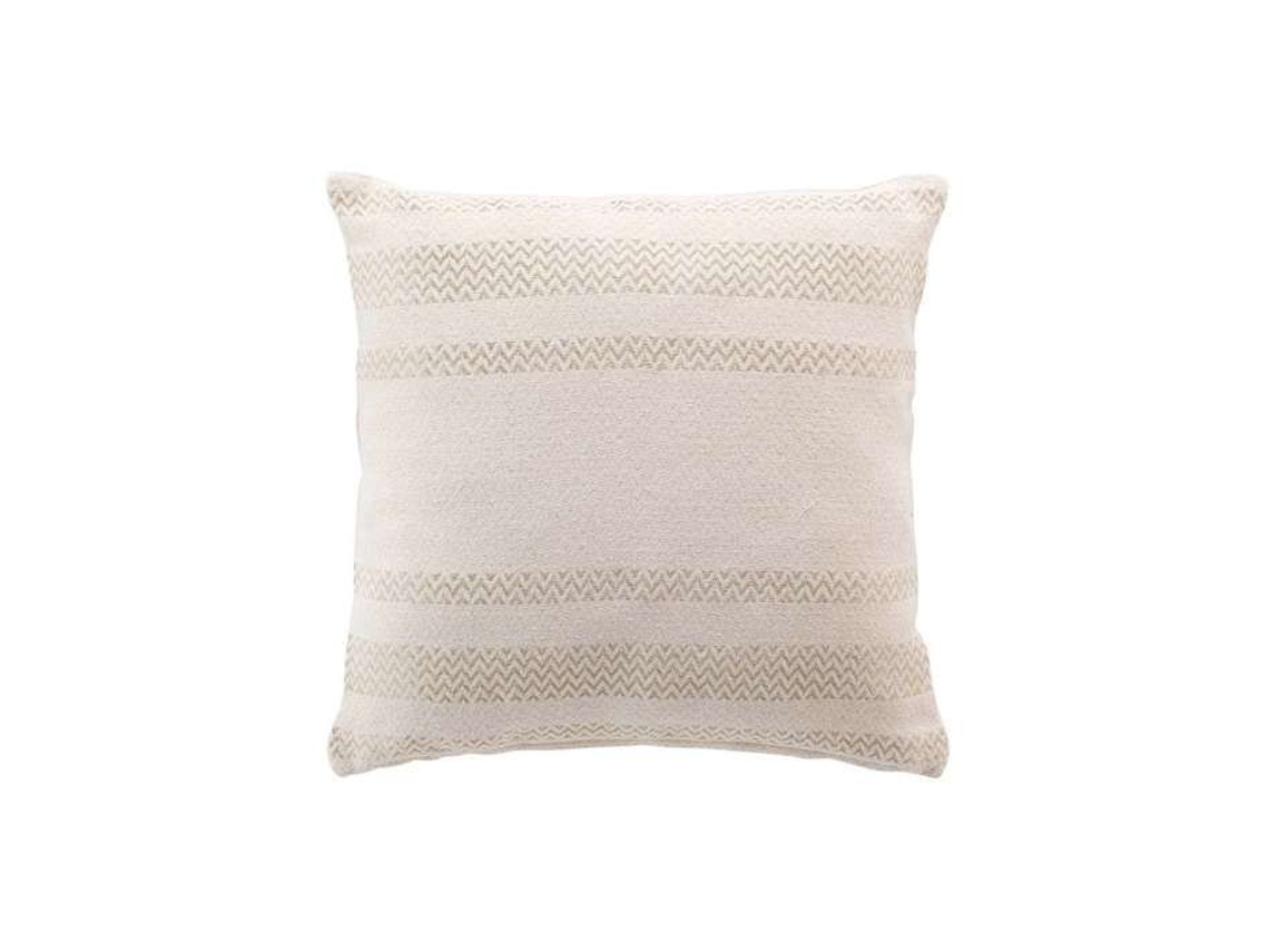 DOUCEUR D'INTÉRIEUR - Almofada Com Capa Removível Altha - Algodão Jacquard - 40 X 40 Cm - Ecru