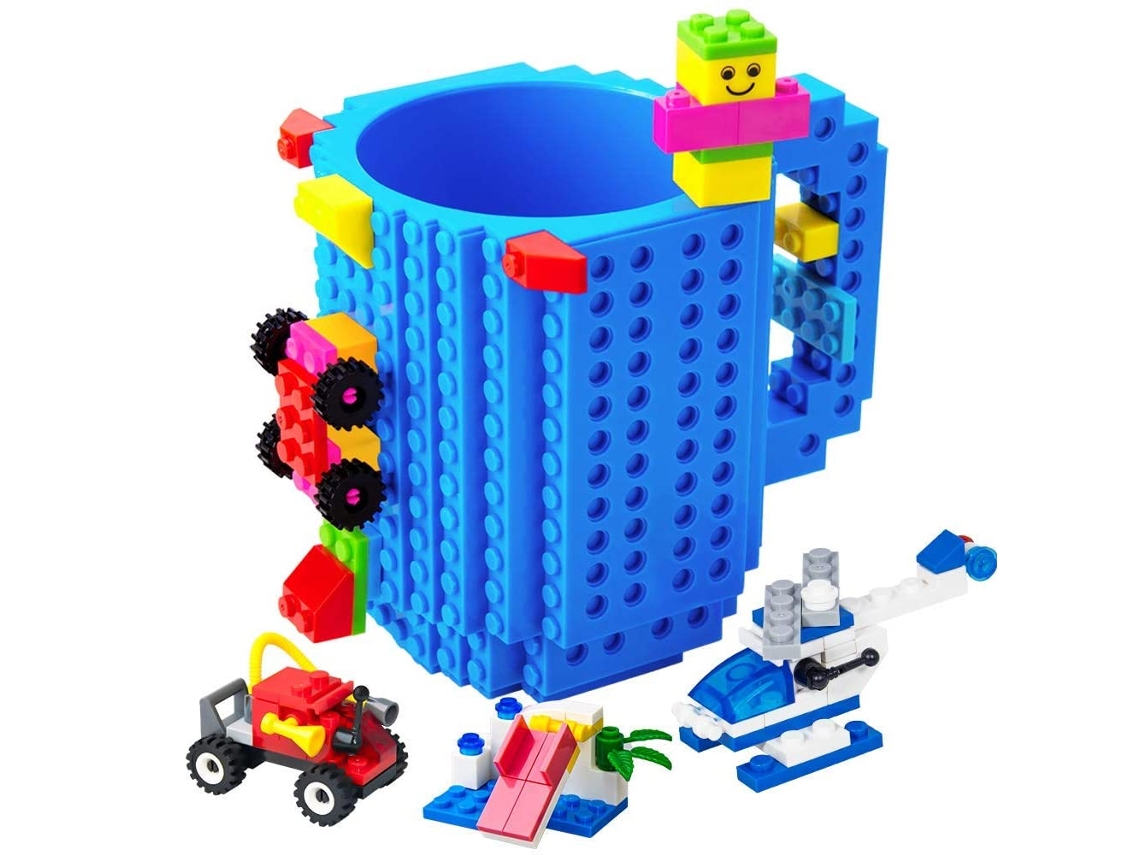 Caneca de Tijolo para Montar Caneca de Café Divertida e Copo de Blocos de Construção Faça Você Mesmo Copos de Festa de Aniversário JEDBESETZT