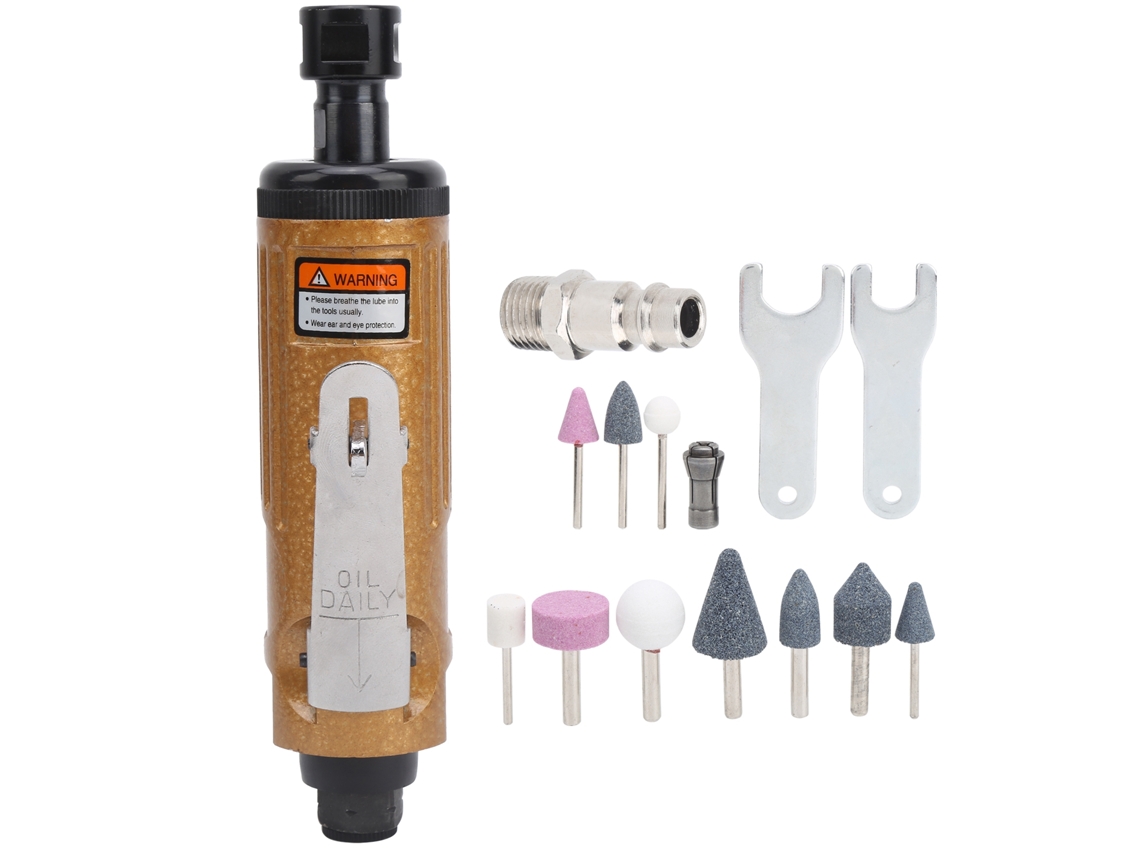Kit De Mezcladora De Aire Neumática Engranaje Pulido 22000rpm 0.6mpa Kp-621 Estilo Europeo